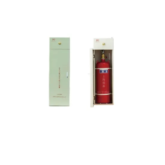 Hfc-227ea Gas Fire Extinguishing Agents as Replacement of Halon 1301